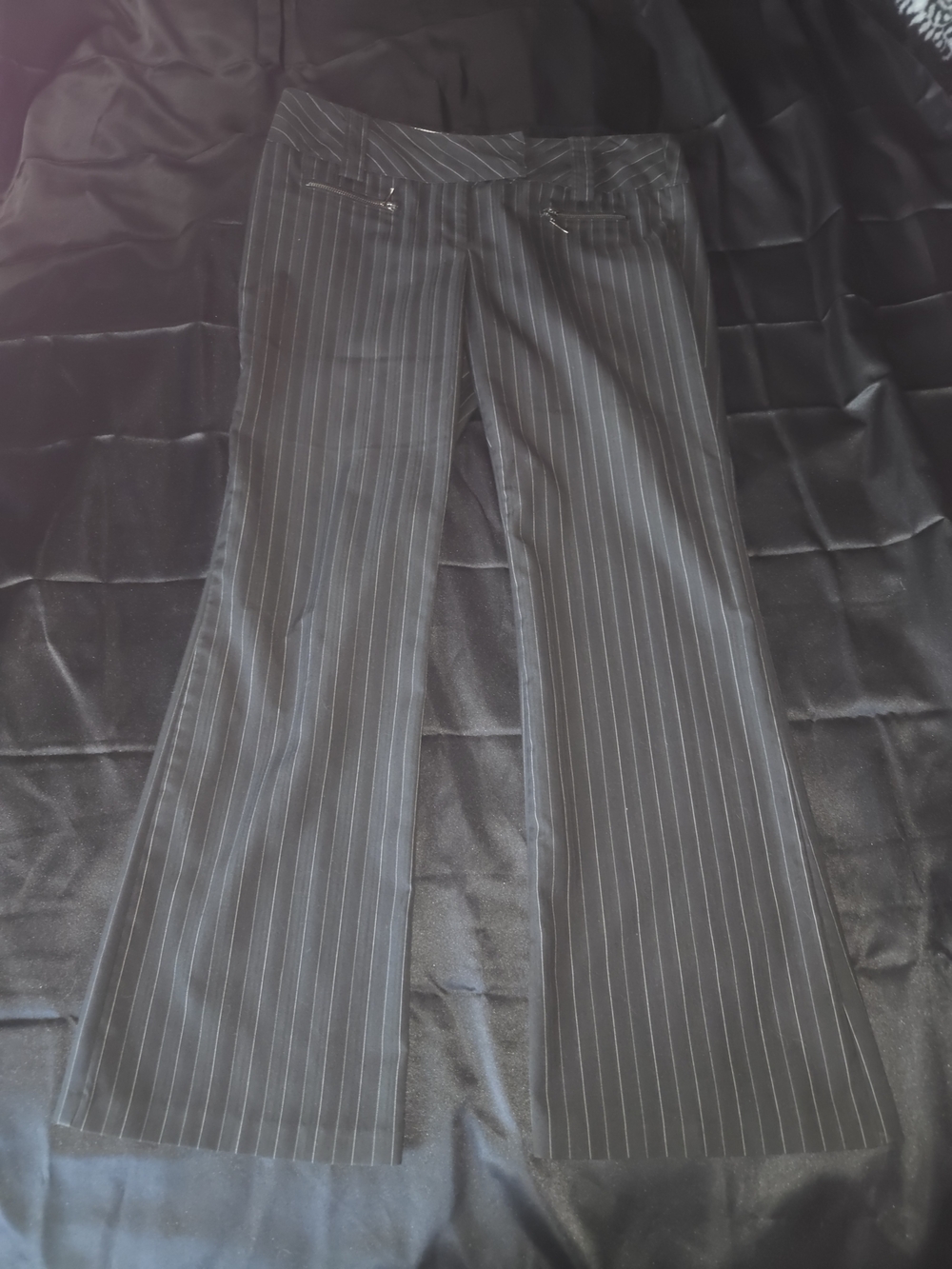 Joe Benbasset Black and Pink Polka-Dot Lined Trousers